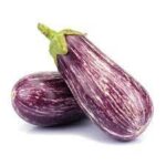 Aubergine violette ou zébrée / 700 g environ